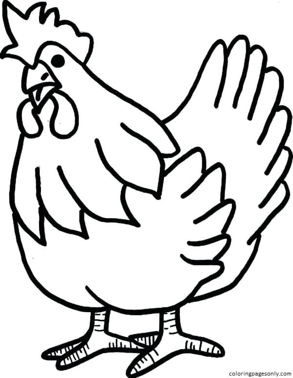Chicken Coloring Pages Coloring Pages For Kids And Adults
