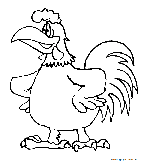 Animali da fattoria di pollo da pollo