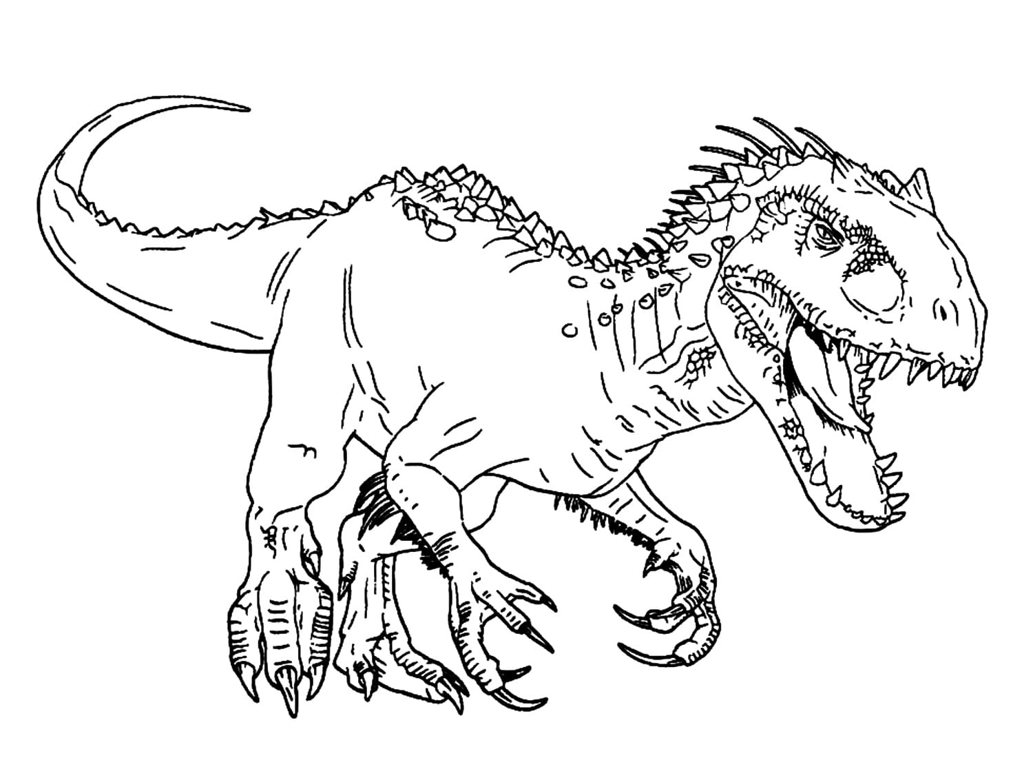 Jurassic Park Coloring Pages PDF Coloring Pages