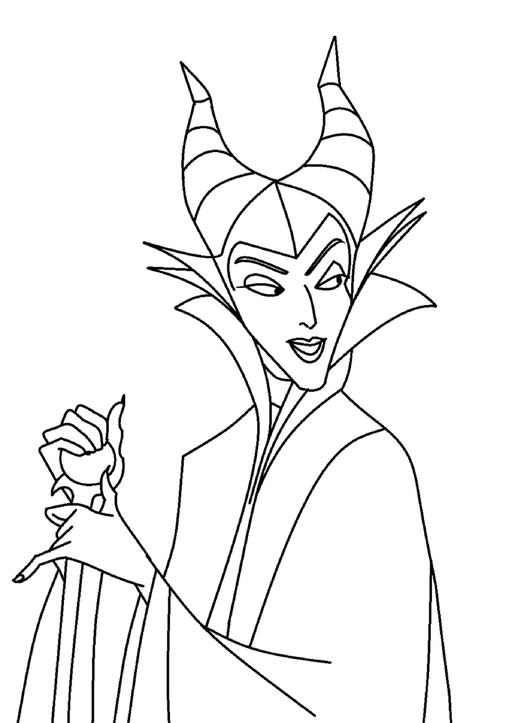 Coloring Pages Of Maleficent