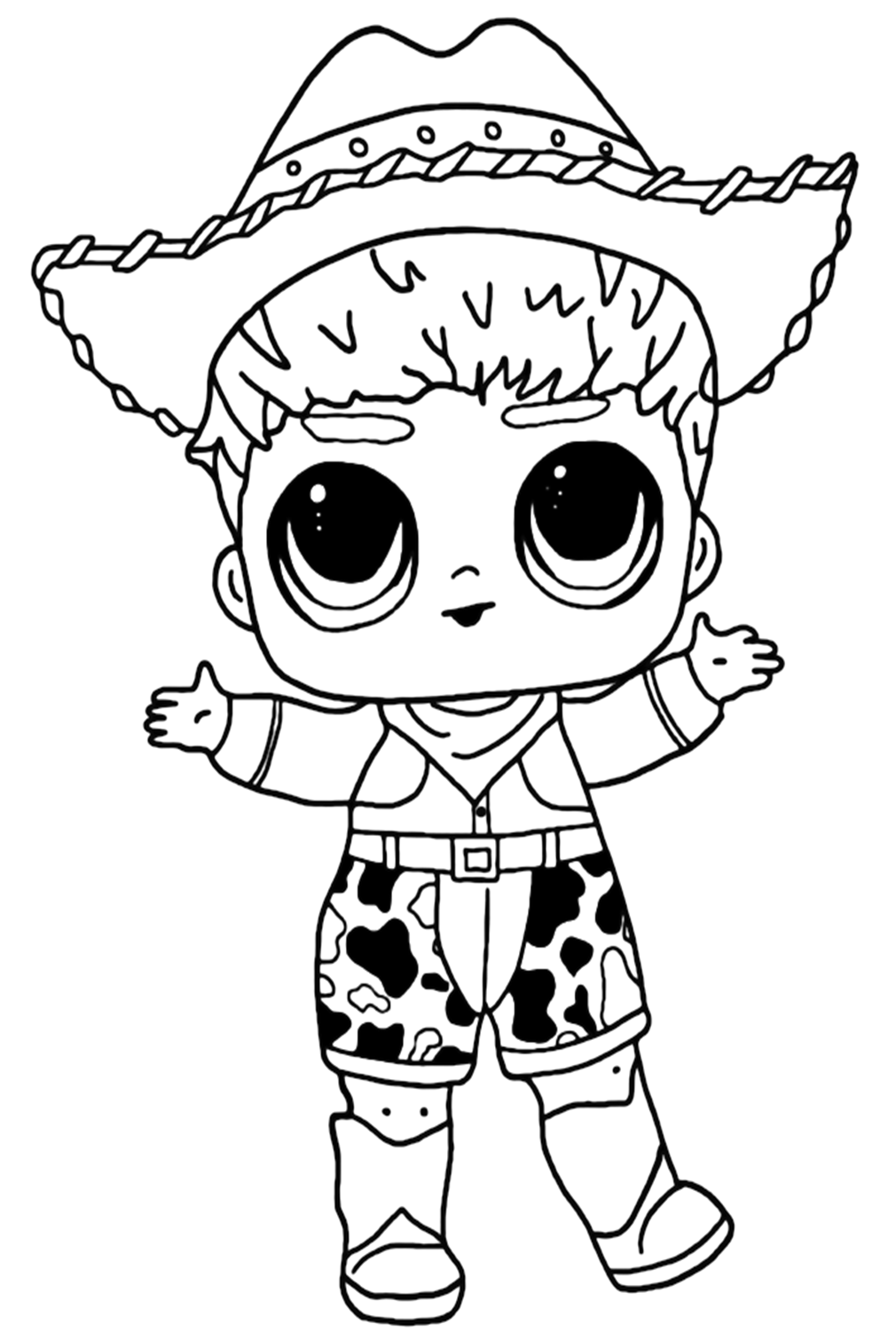 Lol Suprise Doll Do-si-dude Coloring Pages