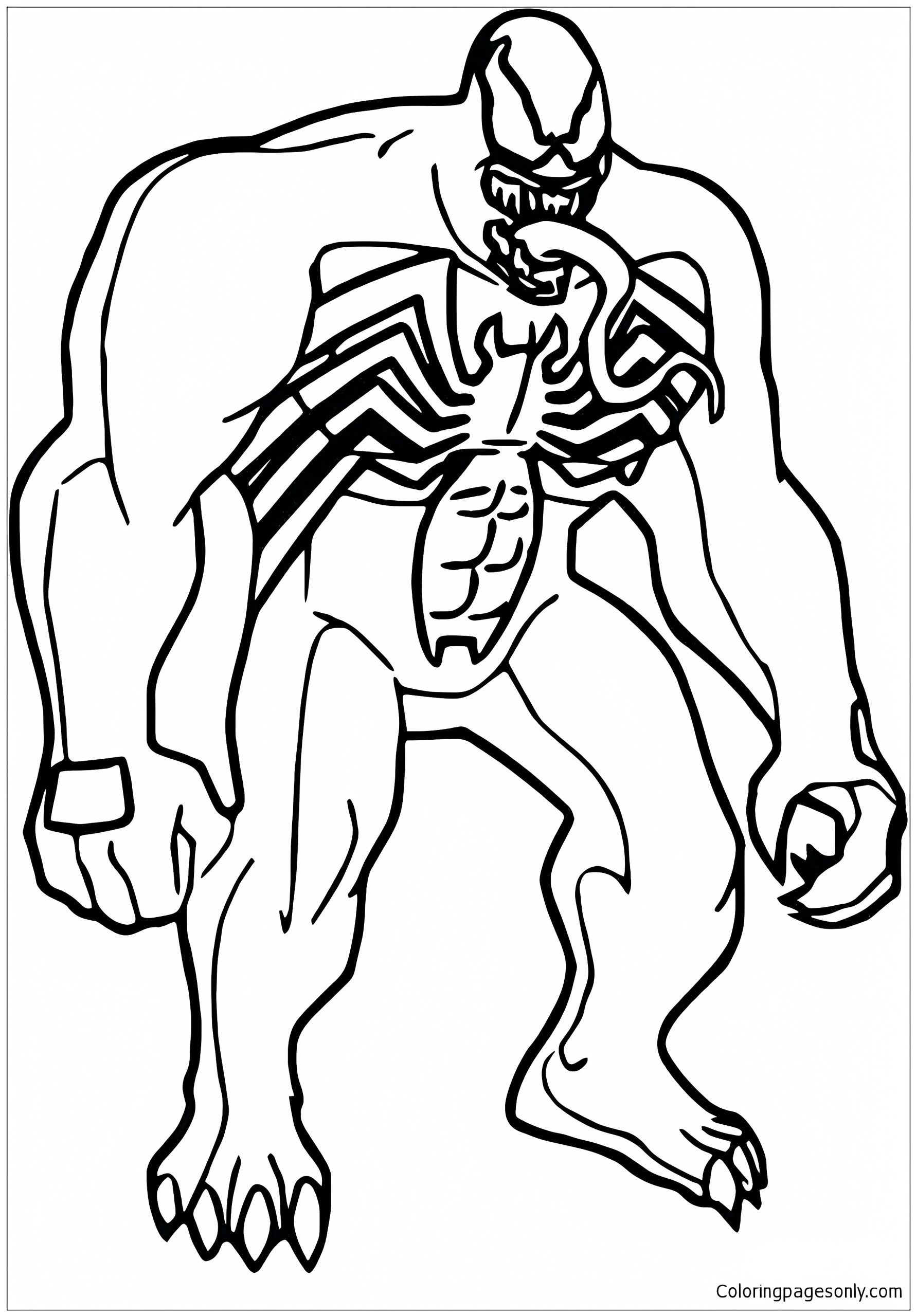 Venom Pictures Coloring Pages