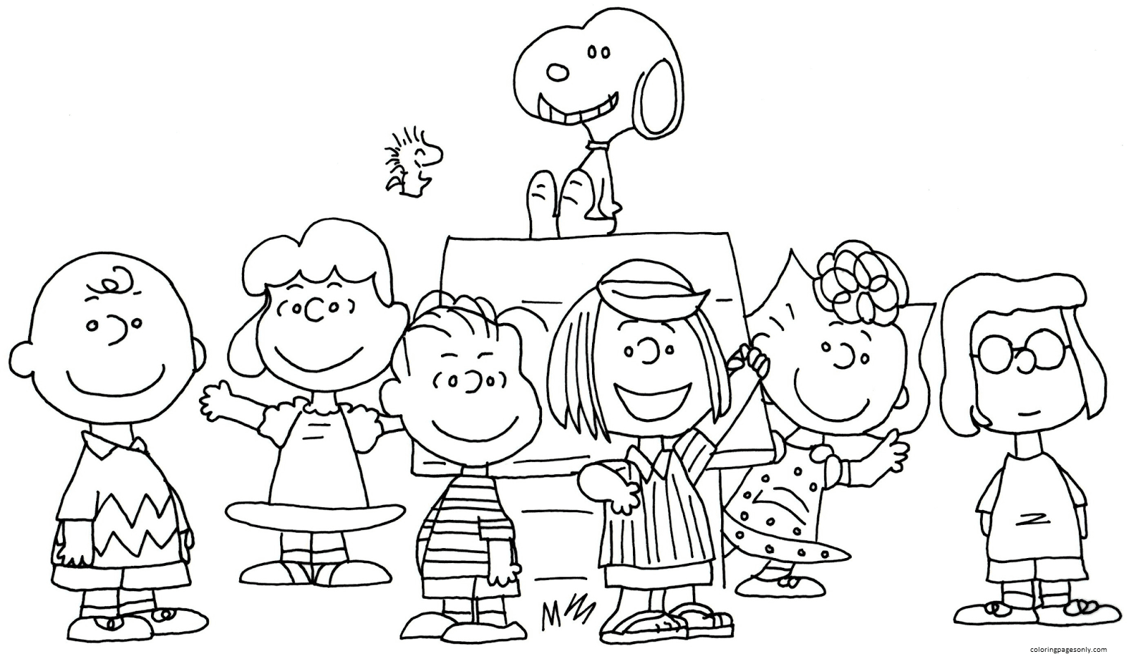 Charlie Brown Do Snoopy Para Colorir Snoopy Coloring Pages Coloring 
