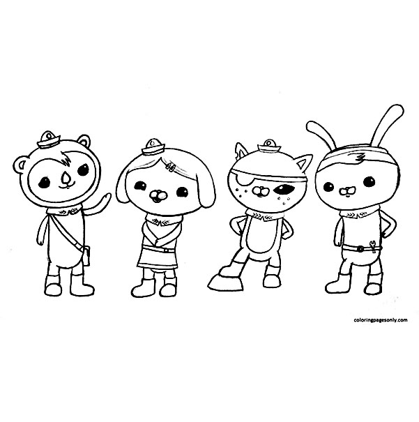 Great team Coloring Page