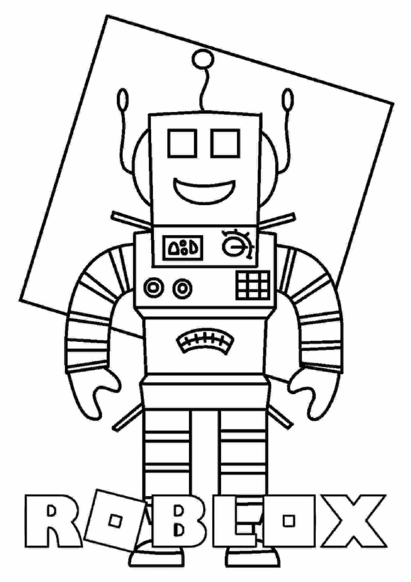 Roblox Printable Coloring Pages