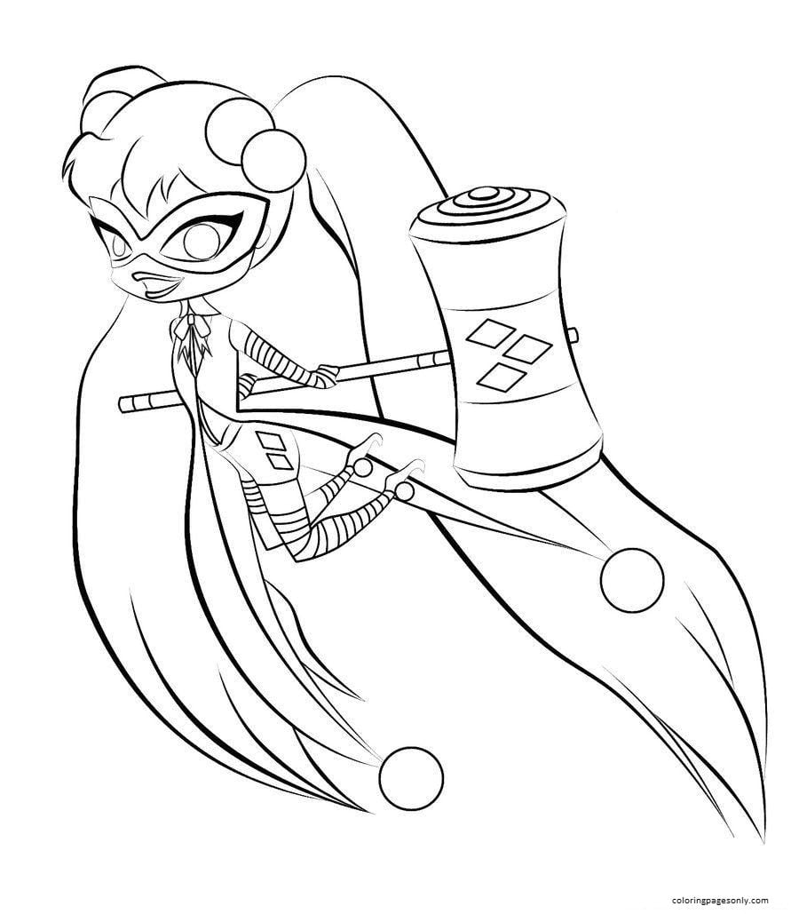 Harley Quinn Kids Online Harley Quinn Coloring Pages