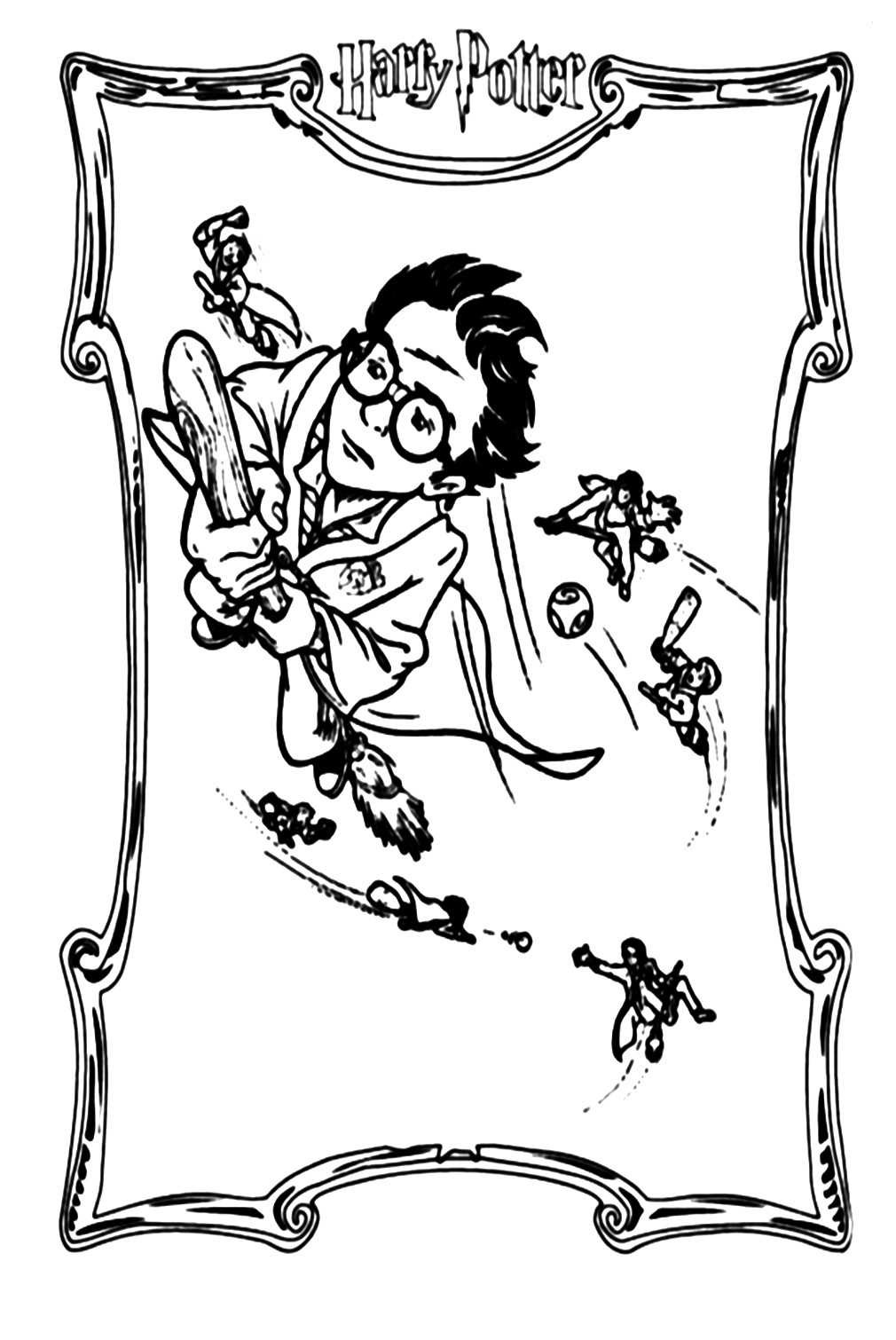 Harry Poter Lego 3 Coloring Pages