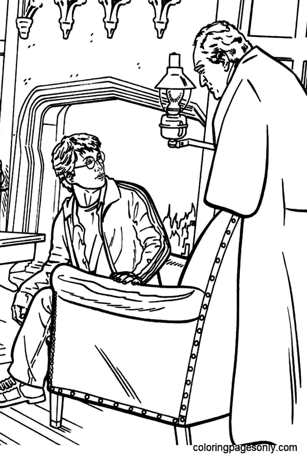 Harry Potter Coloring Page Printable Coloring Pages