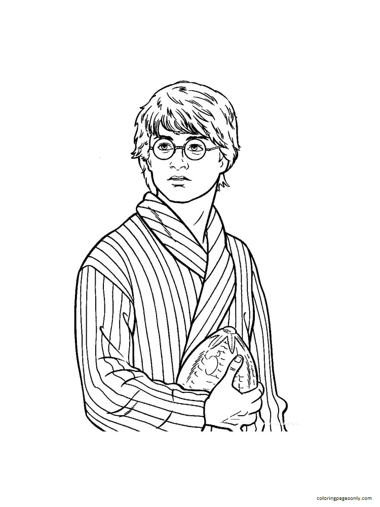 Coloring Page Harry Potter Coloring Page