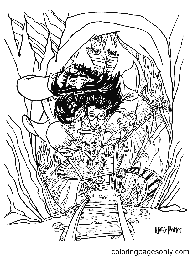 Harry Potter 18 Coloring Page