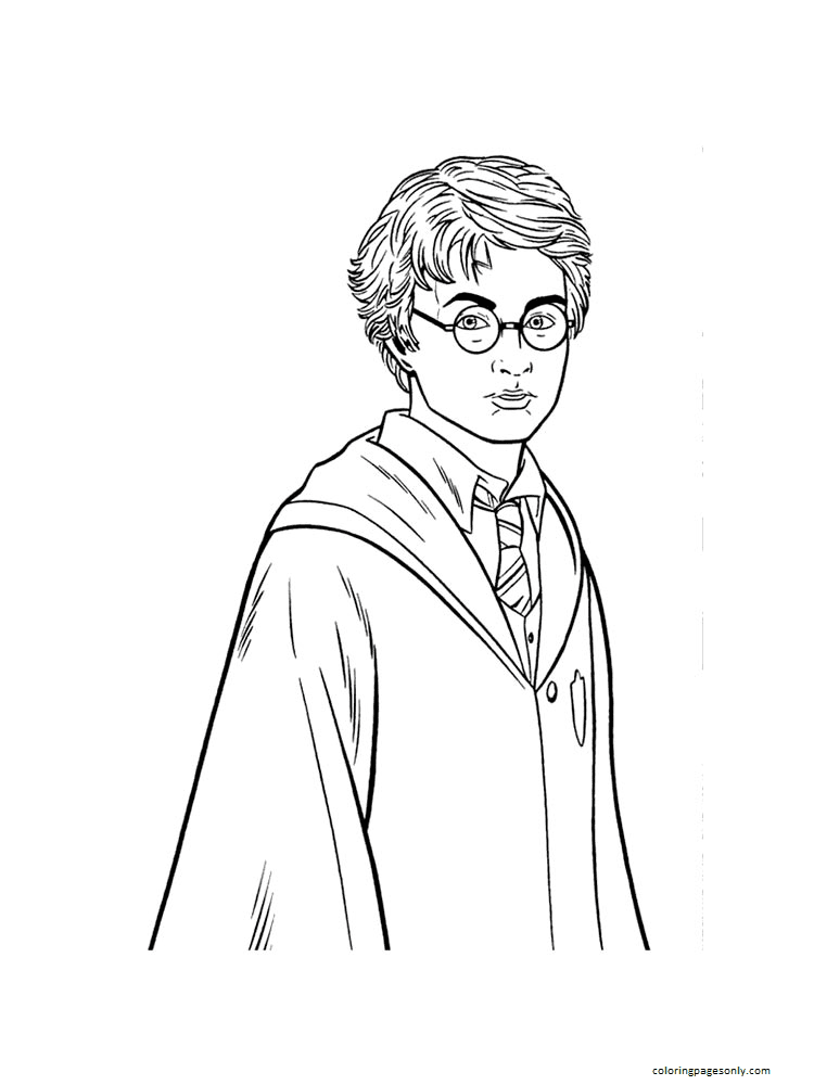 Harry Poter Coloring Sheet Coloring Pages
