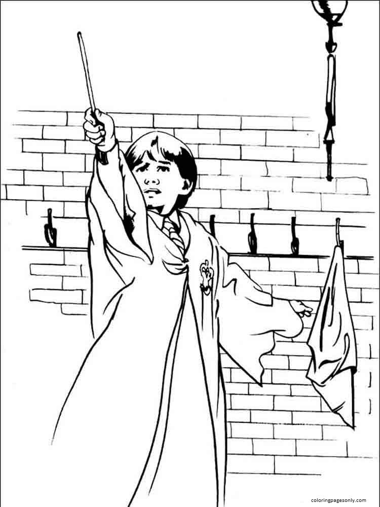 Train Of Harry Potter Coloring Pages  Harry Potter Coloring Pages