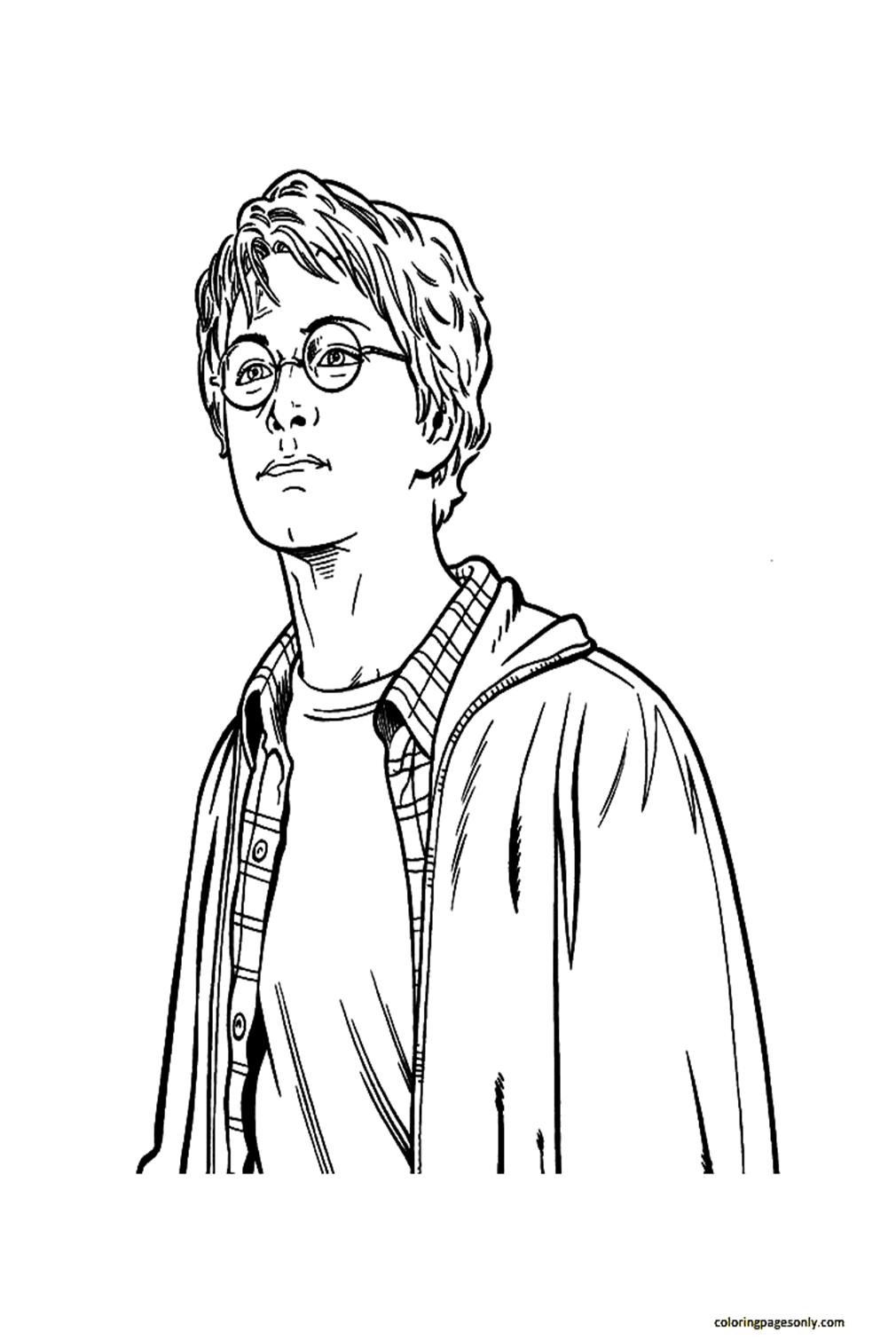 Color Page Harry Potter Coloring Pages