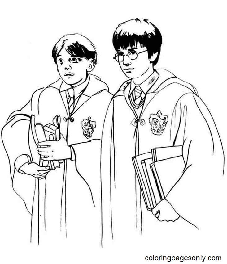 Гарри Поттер и друг из Гарри Поттера