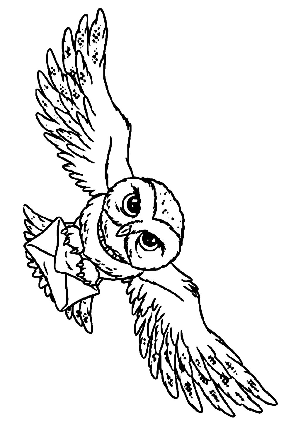Hedwig Coloring Pages