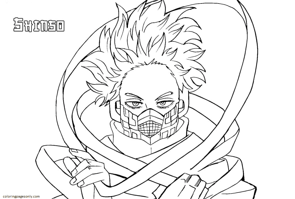 Hitoshi Shinso Coloring Pages