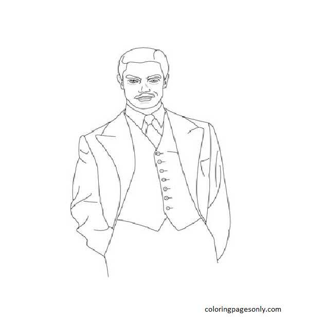 Howard Stark Coloring Page