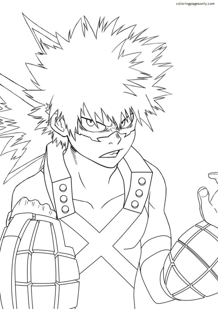 Image My Hero Academia Coloring Page