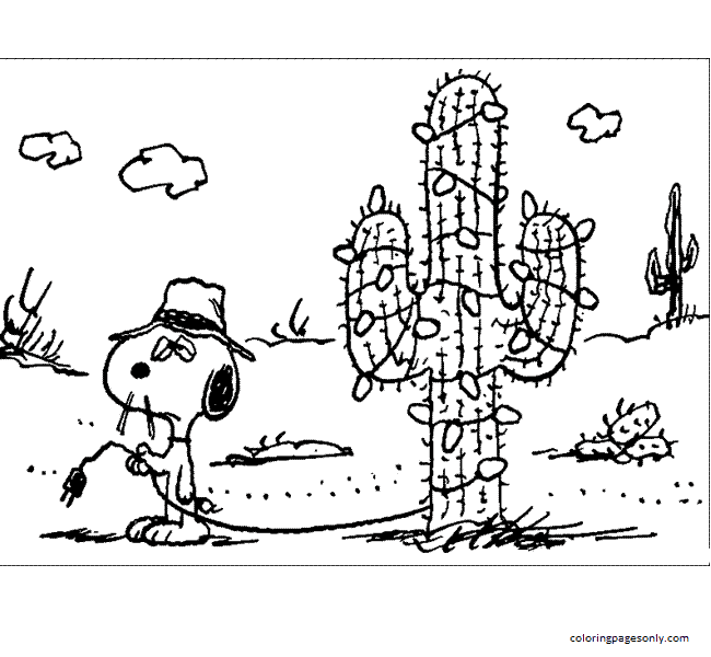 Images Snoopy Coloring Page