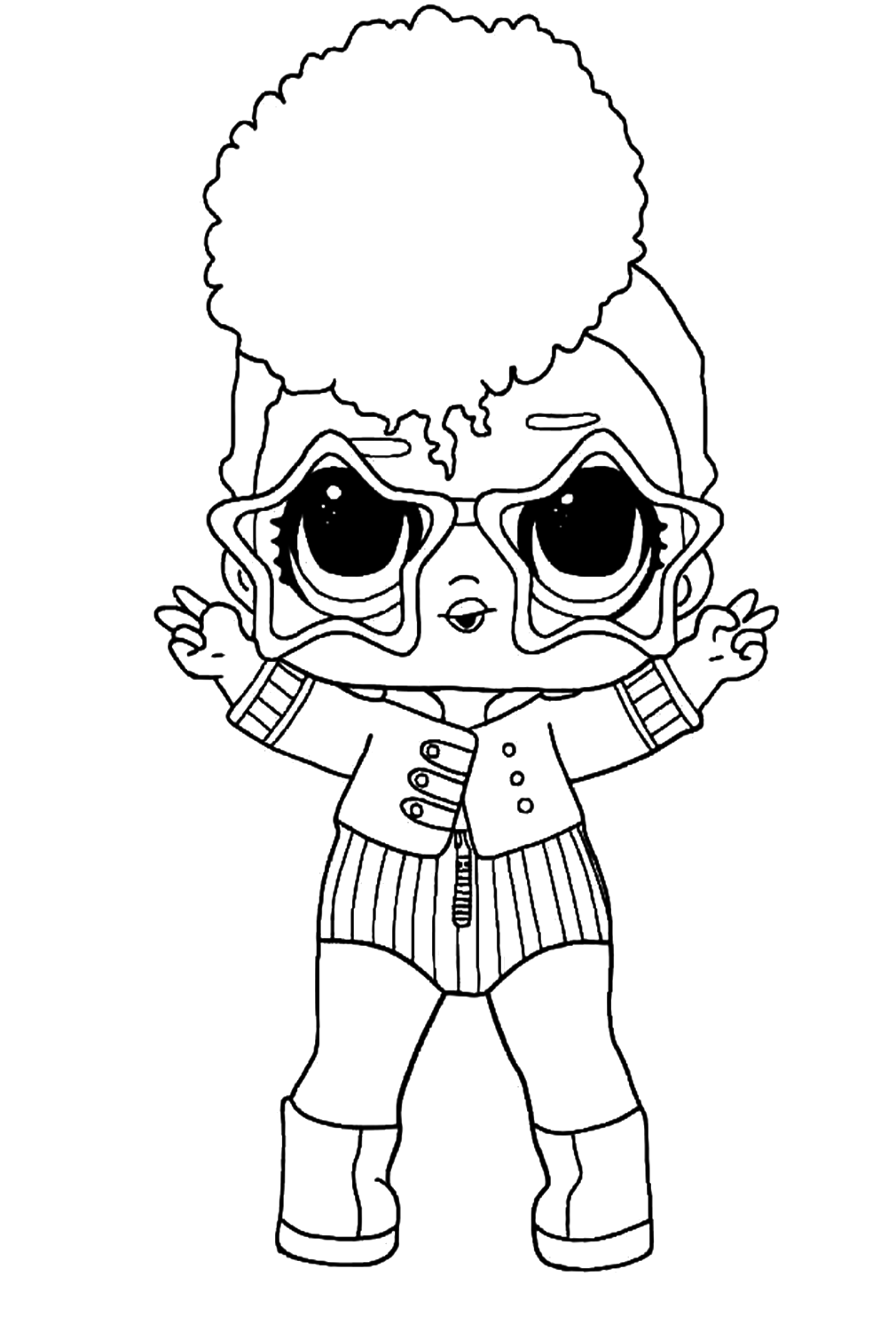 Lol Suprise Doll Independent Queen Coloring Pages