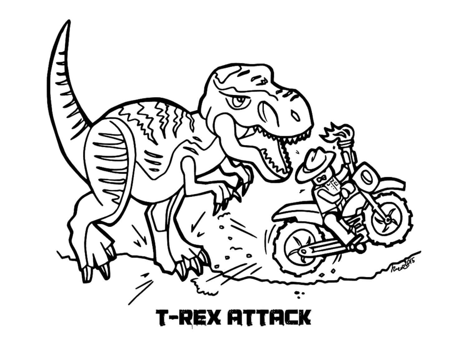 Jurassic World Coloring Book Coloring Pages