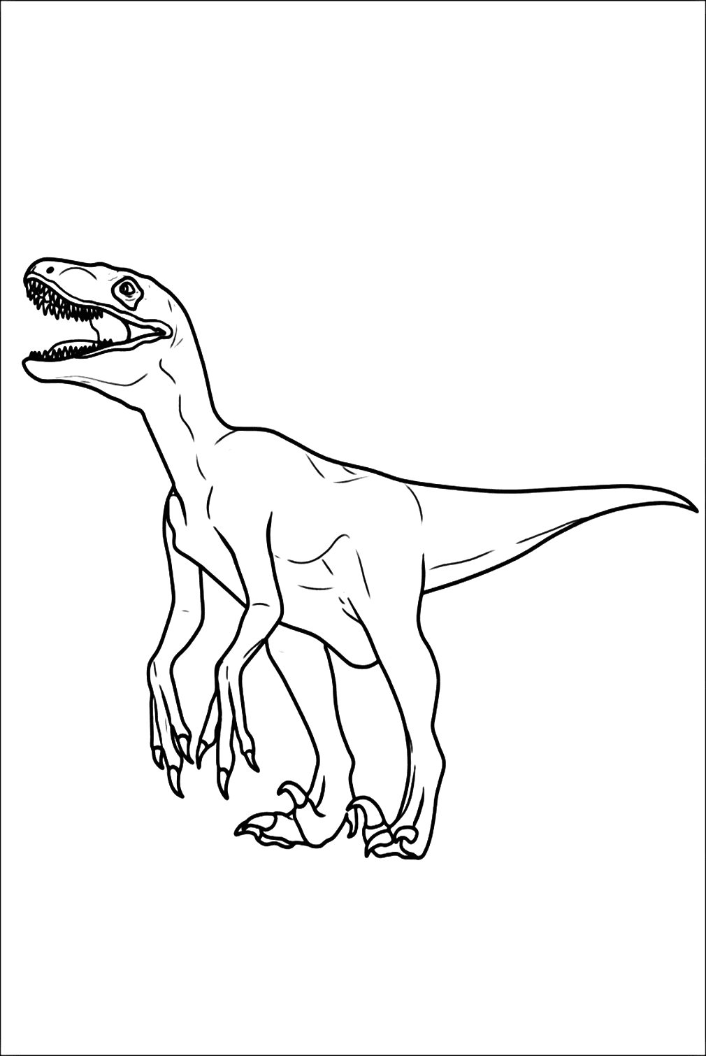 Jurassic World Coloring Coloring Page