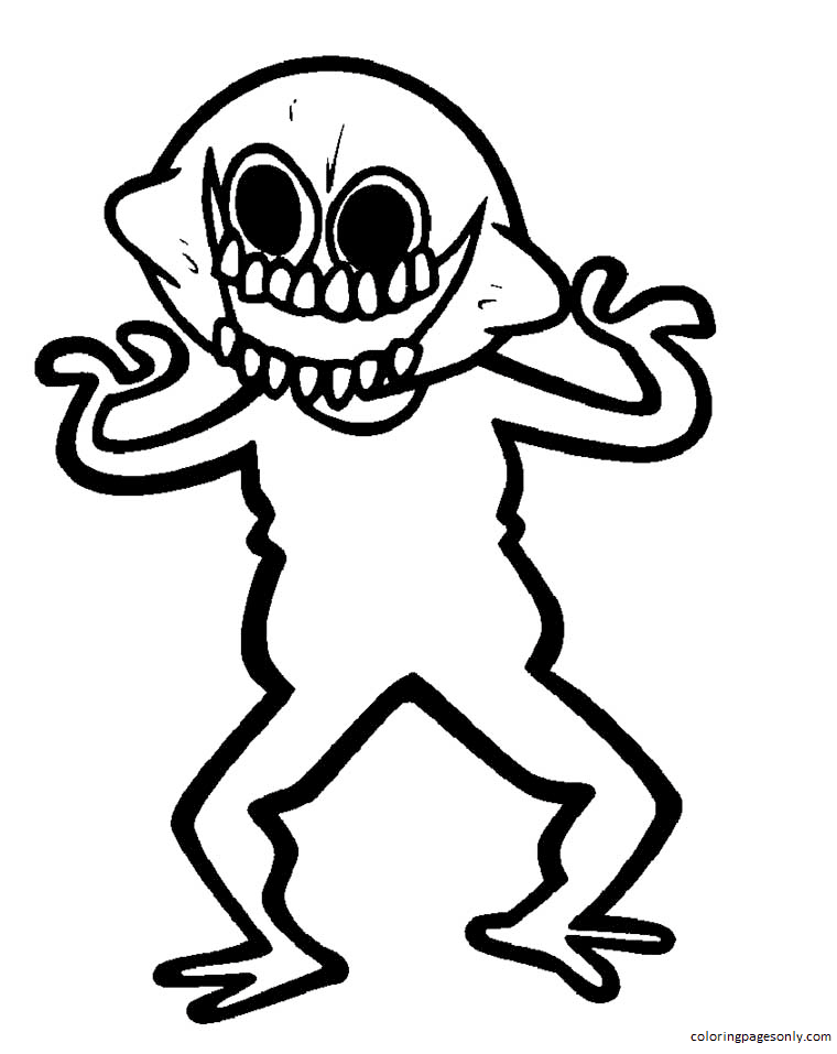 Lemon Demon Friday Night Funkin Coloring Pages
