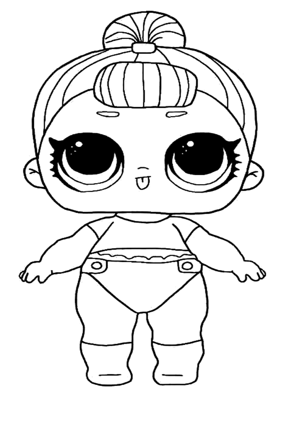 Lol Suprise Doll Lil Pins Coloring Page