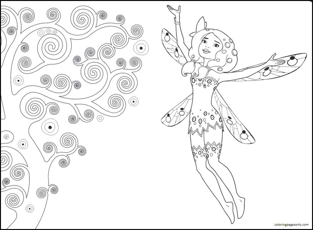 Mia Coloring Pages