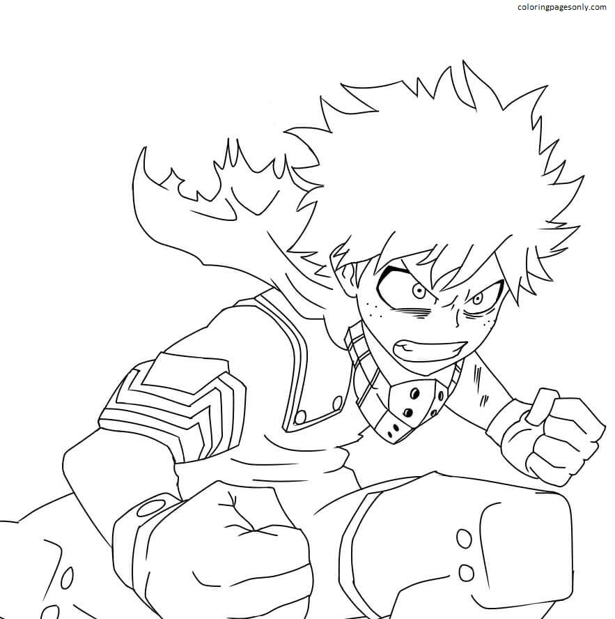 Coloring Hero Academia Pages Mha Shinsou Anime Bnha Drawing Sketch Characters Manga Lineart Book 