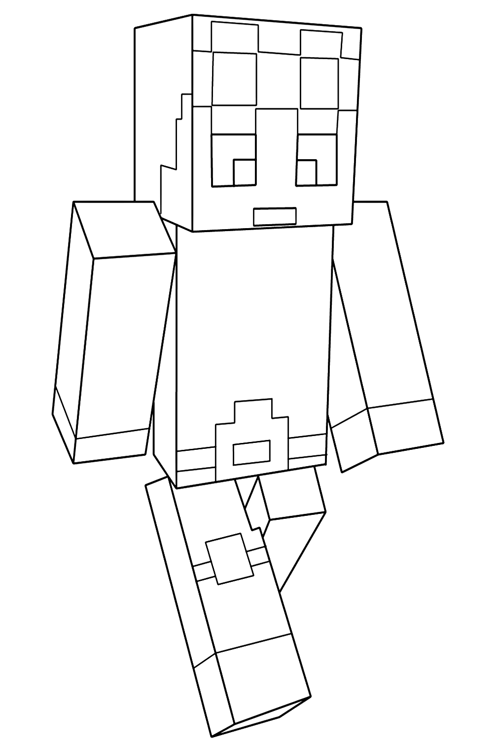 Minecraft Dantdm Coloring Pages