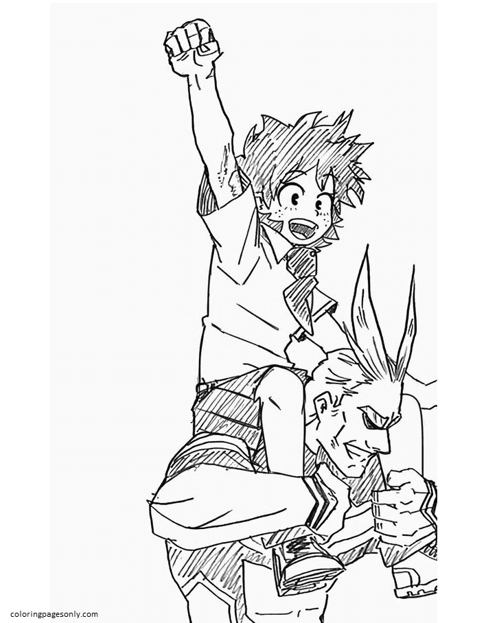 My Hero Academia Image 1 Coloring Page
