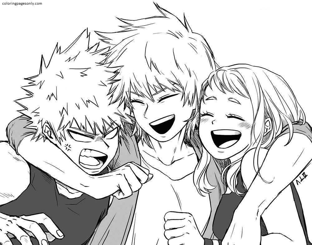 My Hero Academia Coloring Pages Free Printable Coloring Pages