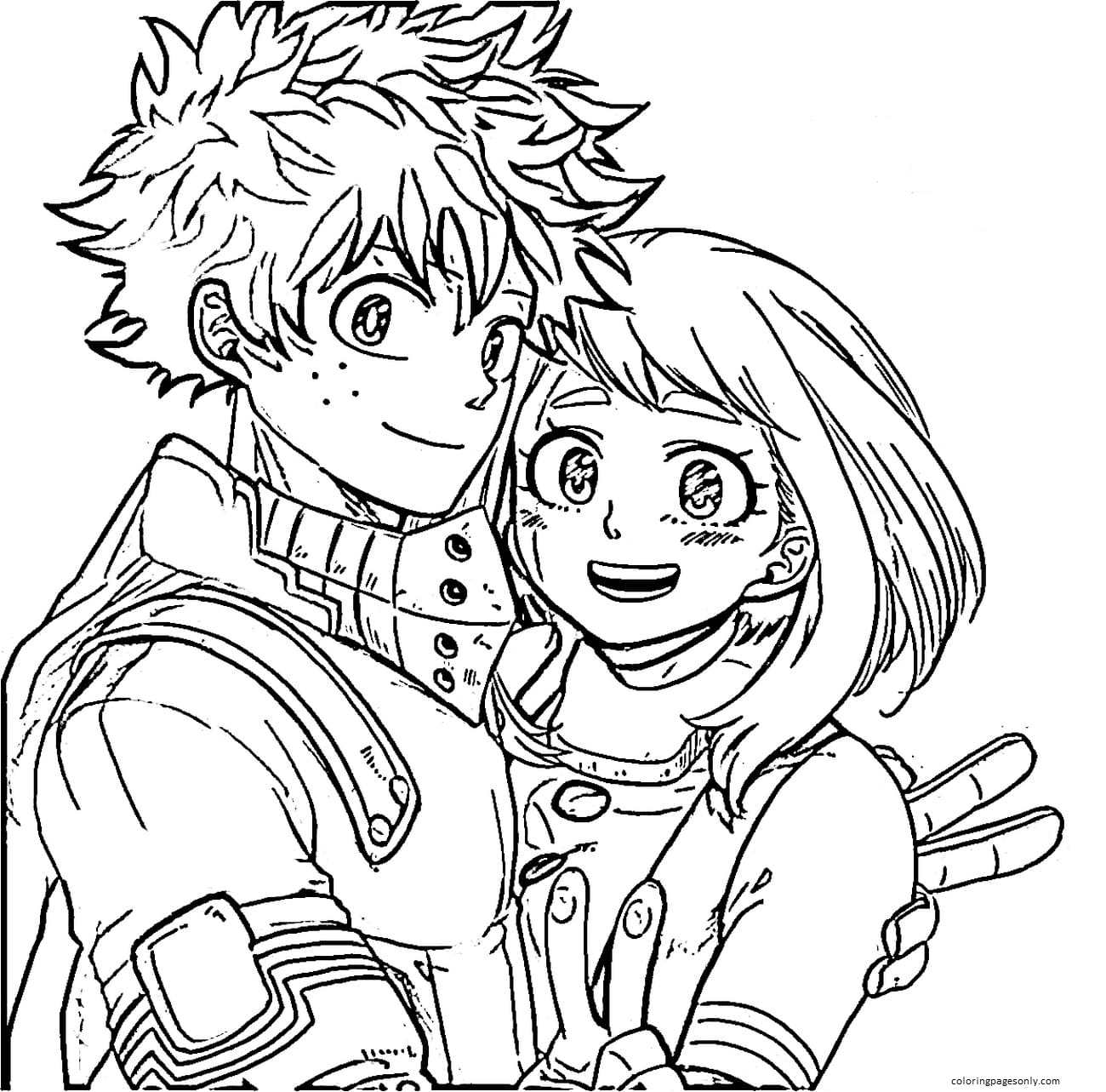 Bakugou Coloring Page