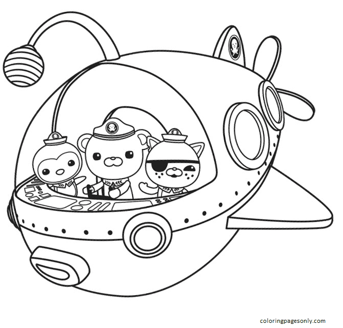 Octonauts Picture Coloring Page