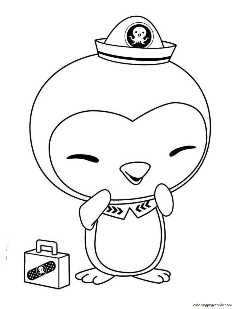 Penguin Peso Coloring Pages