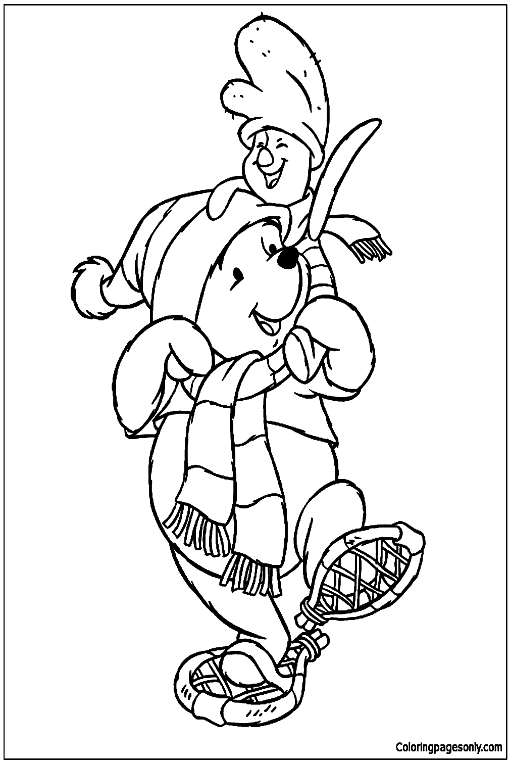 Pooh Bear Coloring Pages