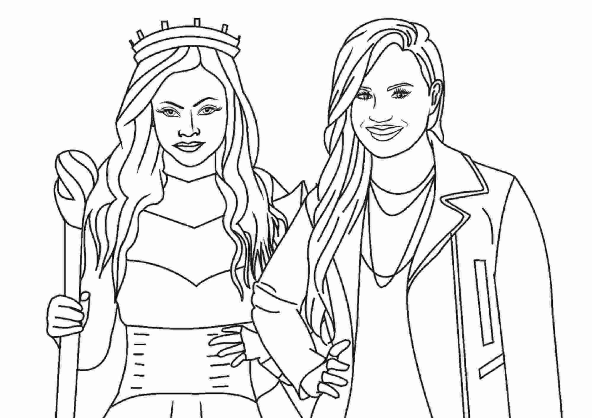 Download Princess Audrey And Evie From Descendants Movie Coloring Pages Descendants Coloring Pages Coloring Pages For Kids And Adults