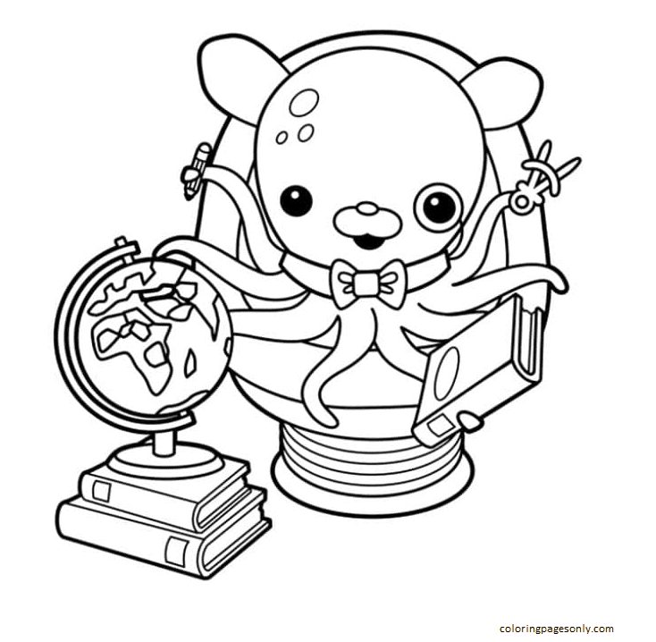 Professor Inkles-Octonauts Coloring Pages