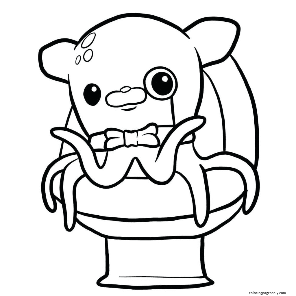 Professor Inkling Coloring Page