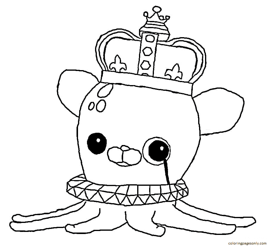 Queen Inkling Coloring Page