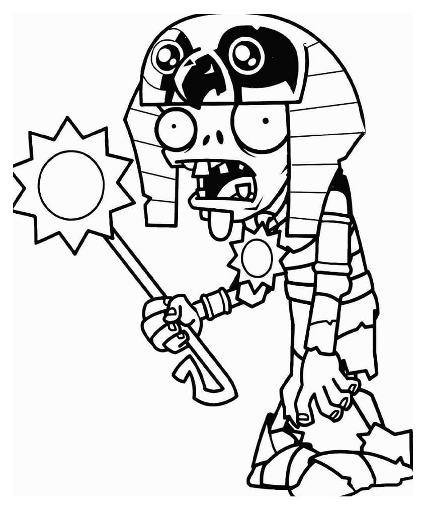 plants vs zombies coloring pages dr zomboss