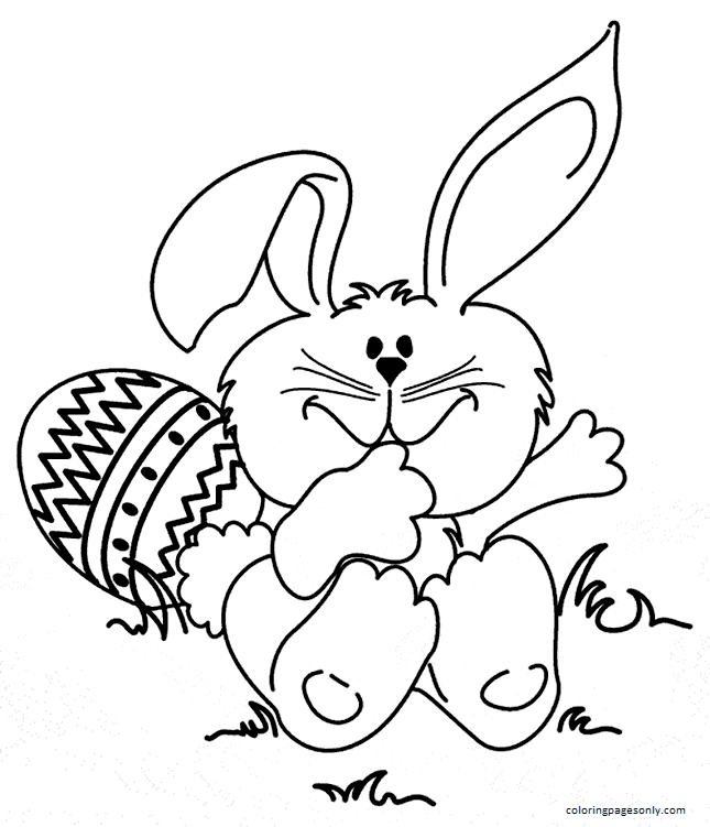 Conejo y huevo de Bunny