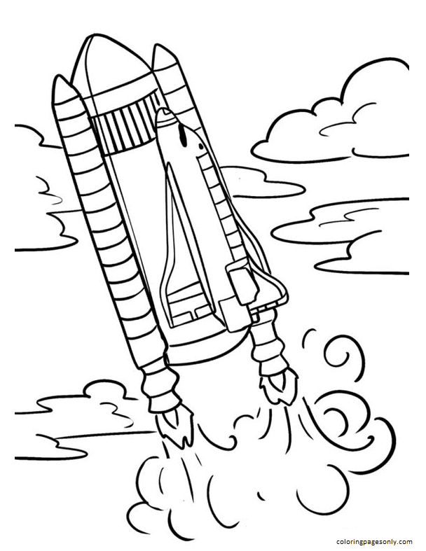 Rocket 9 Coloring Pages