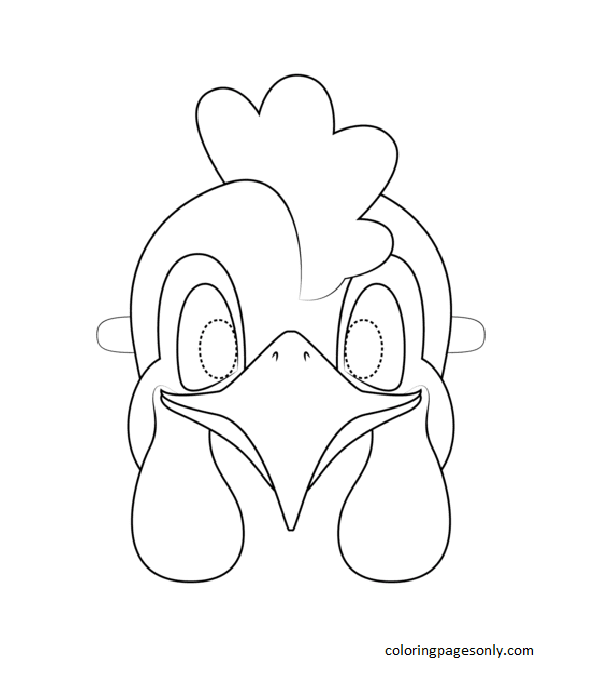 Rooster 的公鸡面具