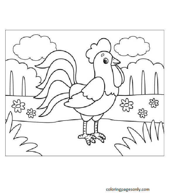 Download Rooster Coloring Pages Chicken Coloring Pages Coloring Pages For Kids And Adults