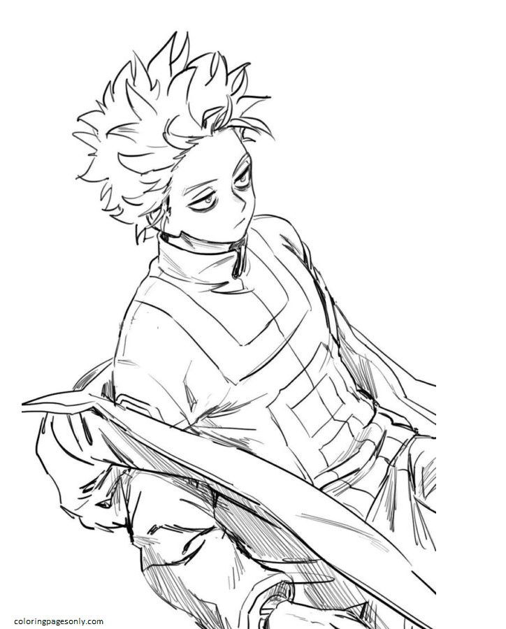 Ruthless in Hitoshi’s battles Coloring Pages