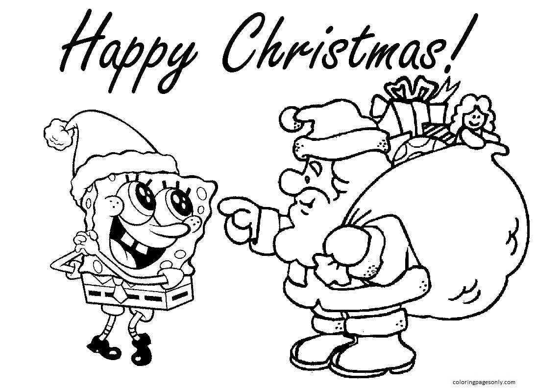 Santa Clause And Spongebob from Spongebob