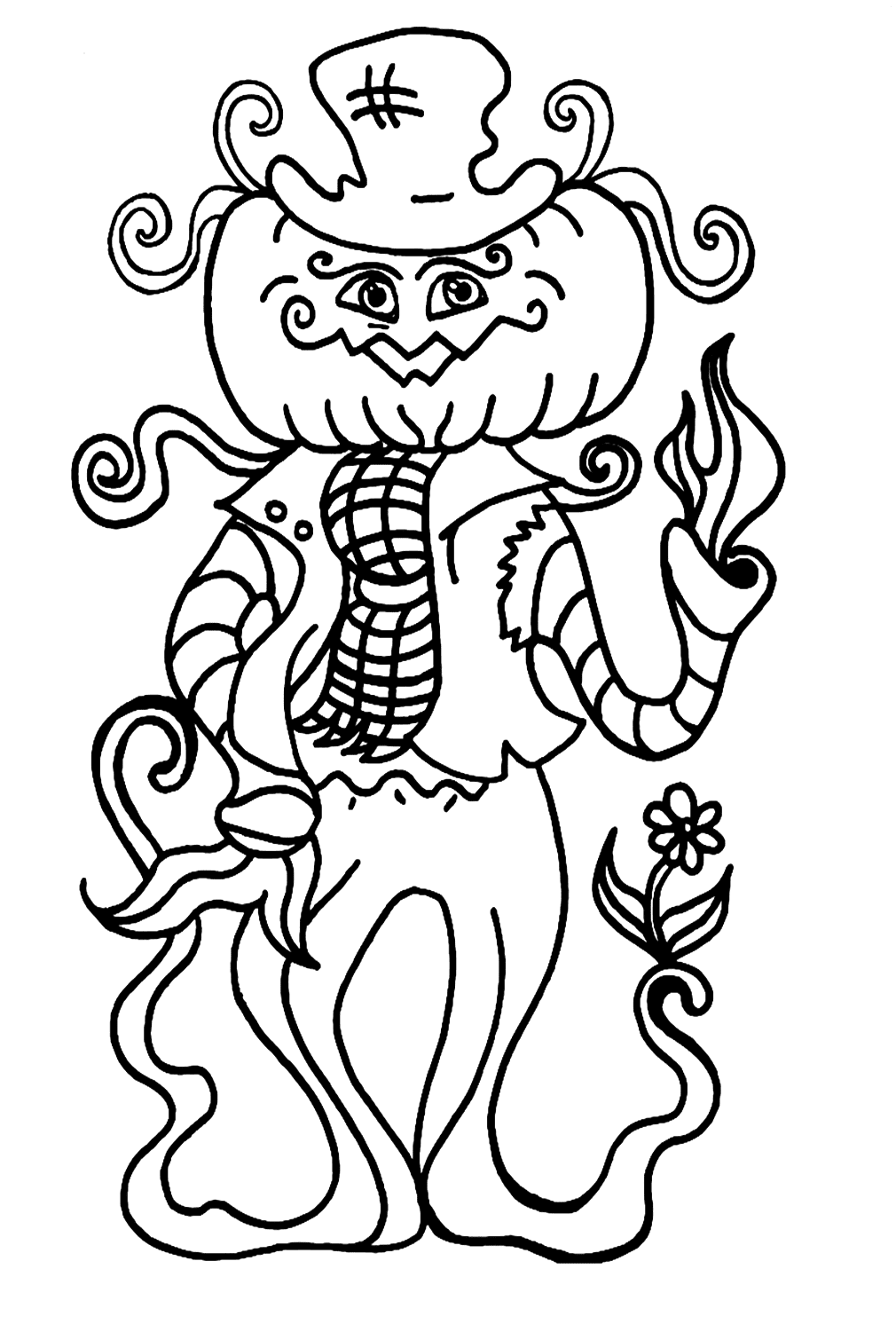 Silly Strawman Coloring Pages