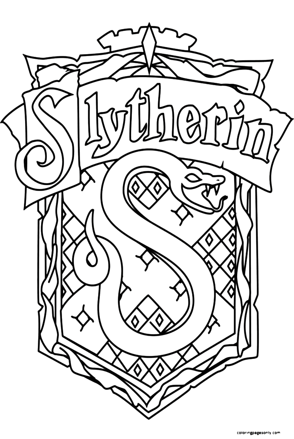 Símbolo da Sonserina de Harry Potter